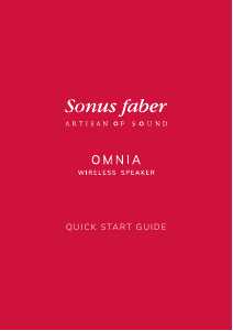 Mode d’emploi Sonus Faber Omnia Haut-parleur