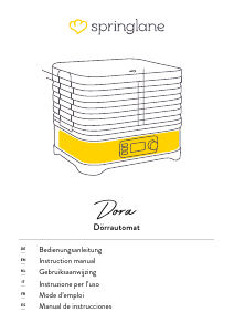 Bedienungsanleitung Springlane Dora Lebensmitteltrockner