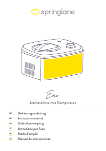 Bruksanvisning Springlane Eni Glassmaskin