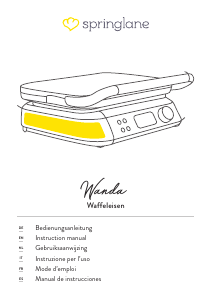 Manuale Springlane Wanda Macchina per waffle