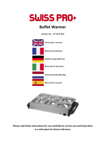 Manuale Swiss Pro+ SP-BUF300 Scaldavivande buffet