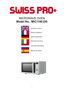 Manuale Swiss Pro+ SP-MIC1100.DG Microonde