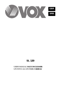 Handleiding Vox SL120 Stofzuiger