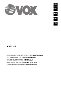 Manual Vox KS1121E Frigorífico