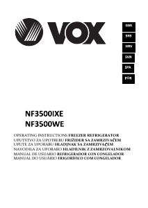 Manual Vox NF3500IXE Fridge-Freezer