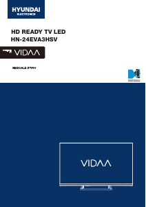 Manuale Hyundai HN-24EVA3HSV LED televisore