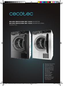 Manuale Cecotec Bolero DressCode Dry 10505 Inverter Asciugatrice