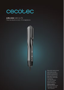 Bruksanvisning Cecotec AirLisse 6in1 Elite Plattång