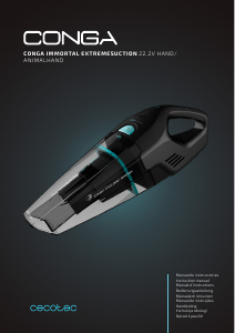 Mode d’emploi Cecotec Conga Immortal Extreme Suction 22,2 Hand Aspirateur à main