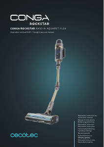 Manuale Cecotec Conga Rockstar RX90 AI AquaPet Flex Aspirapolvere
