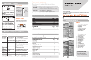 Manual Brastemp BRM47GK Frigorífico combinado