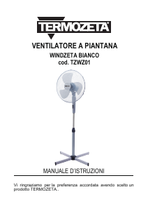 Manuale Termozeta TZWZ01 WindZeta Ventilatore