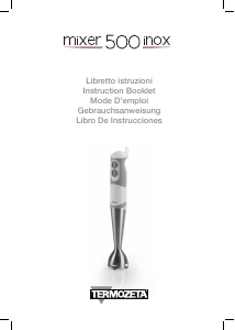 Manuale Termozeta Mixer 500 Inox Frullatore a mano