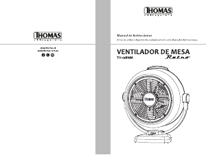 Manual de uso Thomas TH-12BNM Ventilador