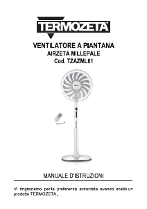 Manuale Termozeta TZAZML01 AirZeta Millepale Ventilatore