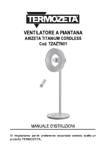 Manuale Termozeta TZAZTN01 AirZeta Titanium Ventilatore