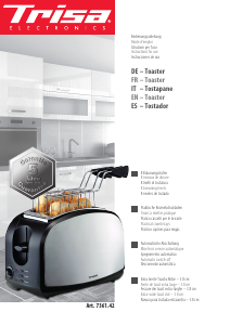 Bedienungsanleitung Trisa Crispy Snack Toaster
