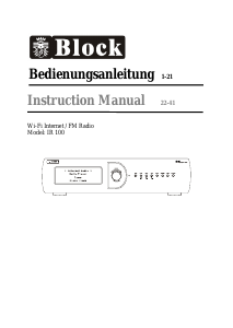 Handleiding Block IR 100 