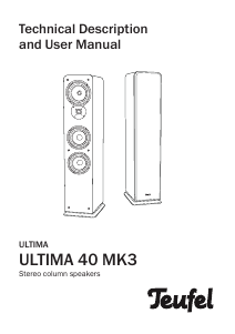 Bruksanvisning Teufel Ultima 40 Mk3 Högtalare