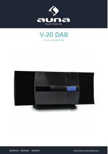 Bruksanvisning Auna V-20 DAB Stereoanläggning