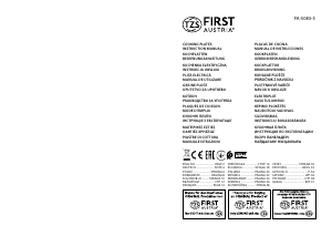 Manual First Austria FA-5083-5 Plită