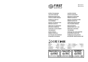 Manual First Austria FA-5172-2 Frigider