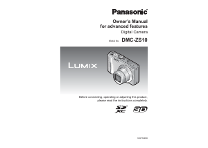 Manual Panasonic DMC-ZS10 Lumix Digital Camera