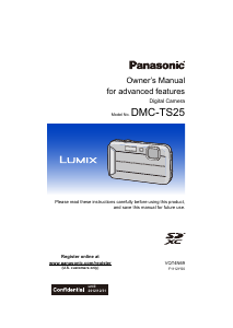 Manual Panasonic DMC-TS25 Lumix Digital Camera