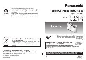 Manual Panasonic DMC-FP2 Lumix Digital Camera