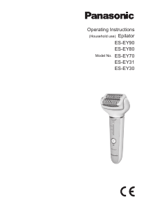 Manual de uso Panasonic ES-EY30V Depiladora
