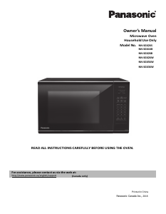 Manual Panasonic NN-SG626BC Microwave