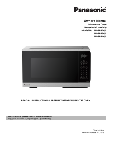 Manual Panasonic NN-SB43QS Microwave