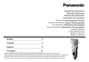 Manual de uso Panasonic ES-LT41K Afeitadora