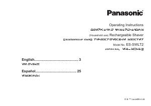 Manual de uso Panasonic ES-SWLT2W Afeitadora