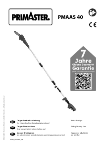 Mode d’emploi Primaster PMAAS 40 Tronçonneuse