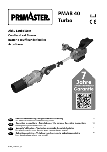Bedienungsanleitung Primaster PMAB 40 Turbo Laubblaser