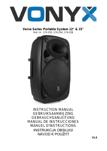 Mode d’emploi Vonyx VERVE46 Haut-parleur