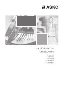 Manuale Asko FN31831EI Congelatore