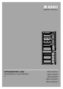 Manuale Asko RBC276SND1 Frigorifero-congelatore
