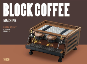 Manual Decool set 16806 Block Coffee Roman holiday coffee maker