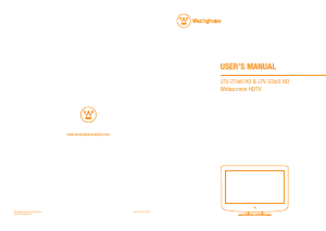 Handleiding Westinghouse LTV-27W6HD 