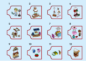 Bedienungsanleitung Lego set 43273 Disney Adventskalender 2025