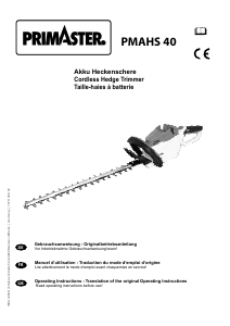 Handleiding Primaster PMAHS 40 Heggenschaar