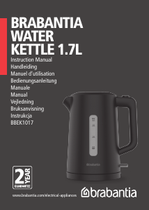 Mode d’emploi Brabantia BBEK1017 Bouilloire