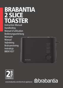 Manual Brabantia BBEK1027 Toaster