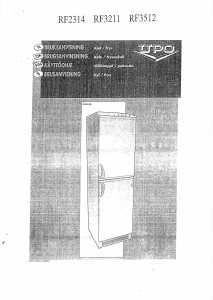 Bruksanvisning UPO RF3211 Kyl-frys