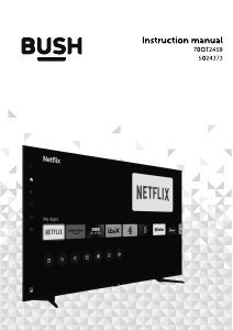 Bruksanvisning Bush 70QT24SB LED TV