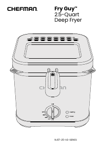 Handleiding Chefman RJ07-25-SS Fry Guy Friteuse