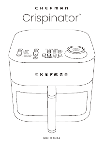 Handleiding Chefman C38-8W-1M-US1 Crispinator Friteuse