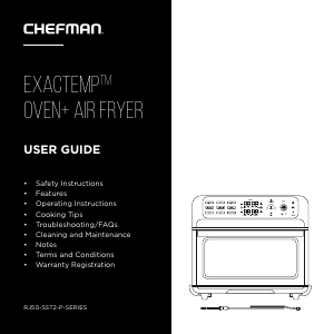 Bruksanvisning Chefman RJ50-SST2-P ExacTemp Ugn